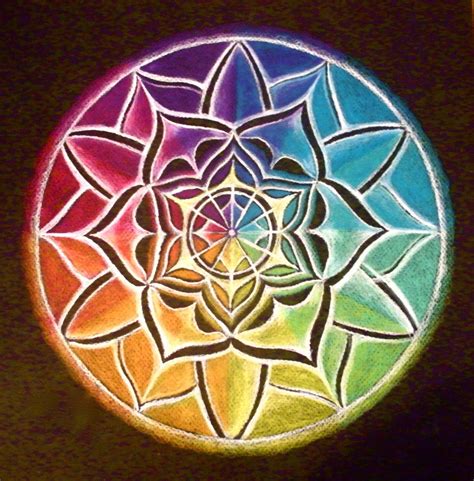 ART FULL MUSINGS: Color Wheel Mandala - Flowering Colors | Mandala ...