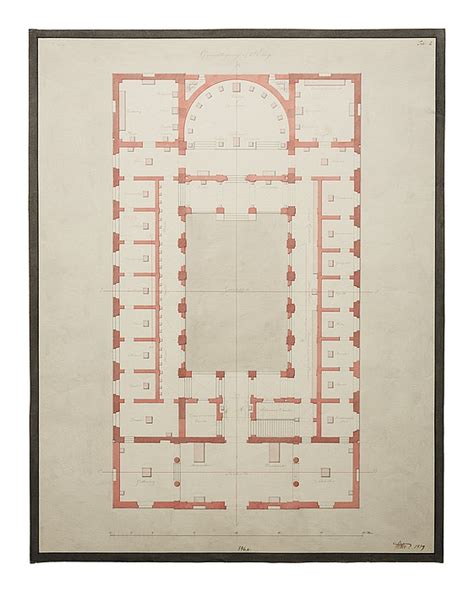 Thorvaldsens Museum, Ground Floor Plan D1614 - Thorvaldsensmuseum