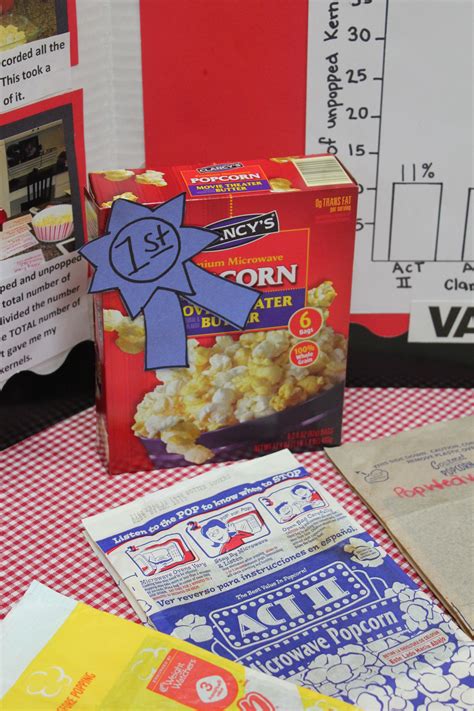 Popcorn Science Fair Project #Science #ScienceFair | Popcorn science fair project, Science fair ...