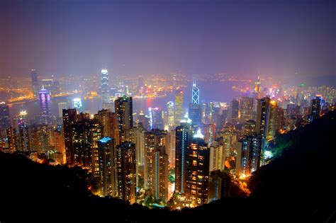 Hong Kong Night View Wallpapers - Top Free Hong Kong Night View Backgrounds - WallpaperAccess