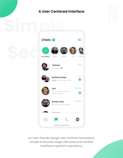 WhatsApp Redesign Concept- UI Design on Behance