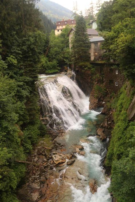 Bad Gastein Waterfall - Falls in a Health Spa Town's Waters