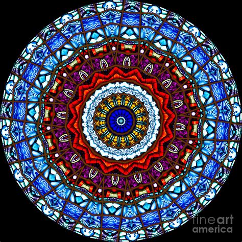 Stained Glass Kaleidoscope Photograph by Patty Colabuono