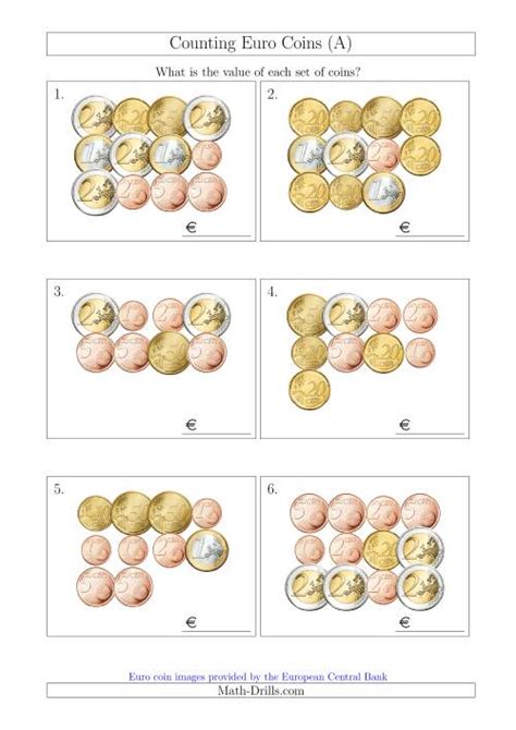 Counting Euro Coins (A)
