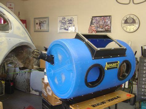 Sandblaster by GermanRust52 -- Homemade sandblaster constructed around a plastic drum. http ...