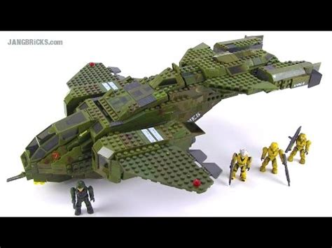 Mega Bloks Halo 96824 UNSC Pelican Dropship (2010 version) reviewed - YouTube