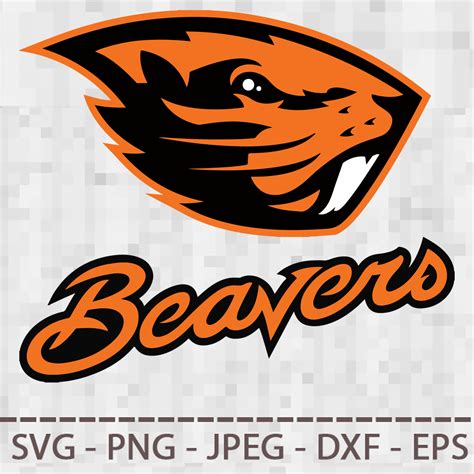 Oregon State Beavers Logo SVG PNG JPEG DXF Digital Cut Vect | Inspire ...