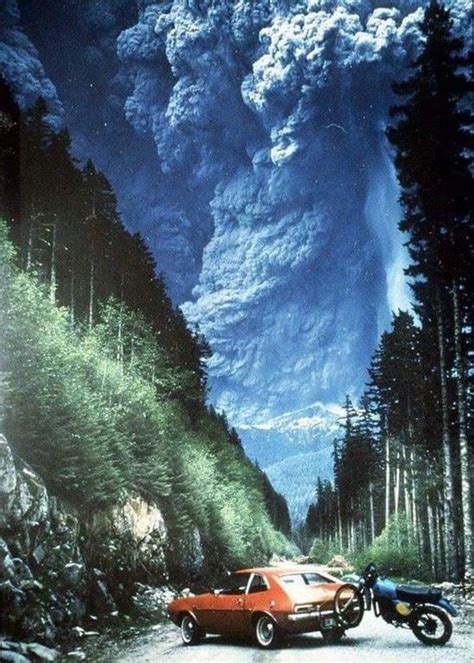 Mount St. Helens eruption on May 18, 1980 Dame Nature, Belle Nature ...