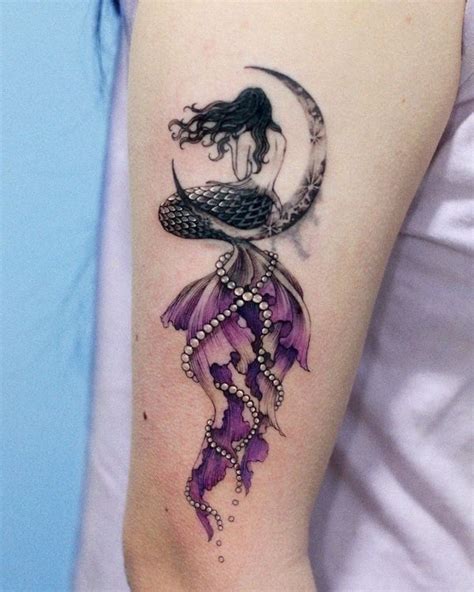 Purple Dolphin Tattoo