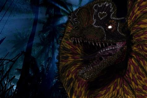 Jurassic park Dilophosaurus by yankeetrex on DeviantArt