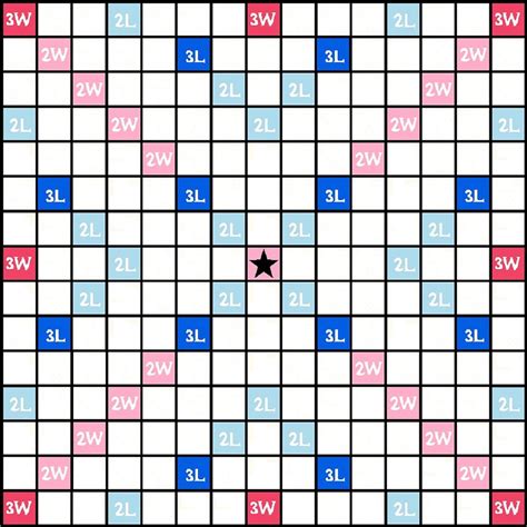 100% Scrabble Board Template | Scrabble board, Scrabble, Scrabble crafts