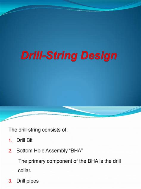 Drill String Design - 2 | PDF | Bending | Chemical Engineering