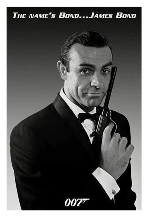 James Bond Sean Connery Poster