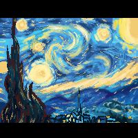 piq - Starry Night | 200x200 pixel art by Lelouch-Lamperouge