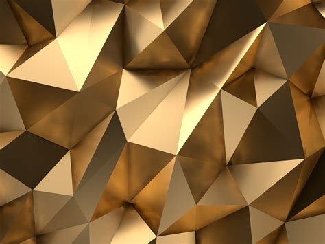 Gold Abstract 3D-Render Background | Elle C. Wolfe Interiors