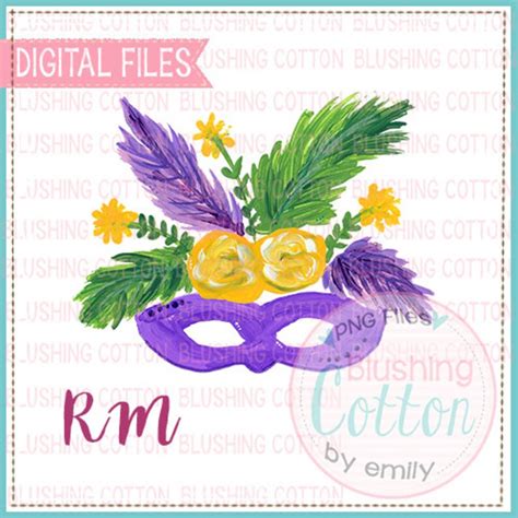 Mardi Gras Mask Design Watercolor PNG Artwork Digital File - Etsy