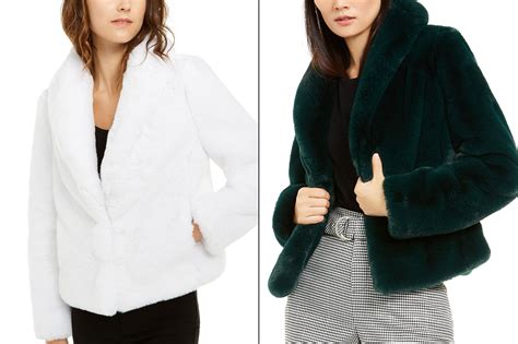 This Fabulous Faux Fur Coat is Under $100 at Macy Right Now