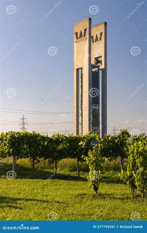 Entrance To Wine Region Wagram, Lower Austria, Austria Stock Image ...