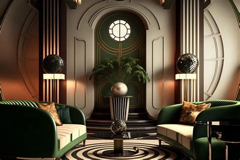 Pin by Velasquez on Art Deco in 2024 | Art deco living room, Art deco ...