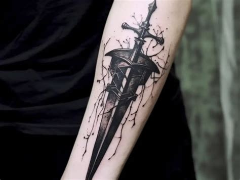 Excalibur the Mythical: King Arthur Sword Tattoo + Designs