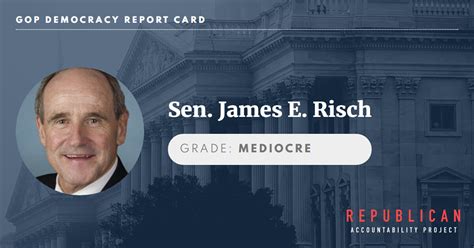 Sen. James E. Risch - Republican Accountability