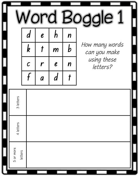 Game Boggle for Kids | 101 Activity