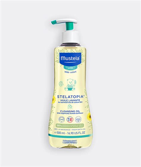 Stelatopia Cleansing Oil - Extremely dry skin care for baby | Mustela