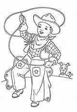 Cowboy Coloring Pages Printable – ColoringMecom sketch template