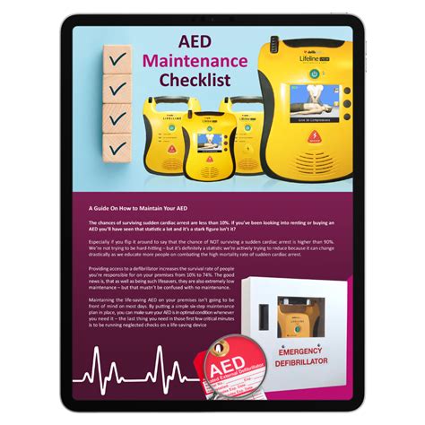 AED Maintenance Checklist - Martek Lifecare