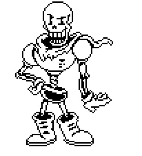 Papyrus Sprite | Pixel Art Maker