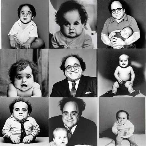 a studio photo of danny devito as a baby | Stable Diffusion