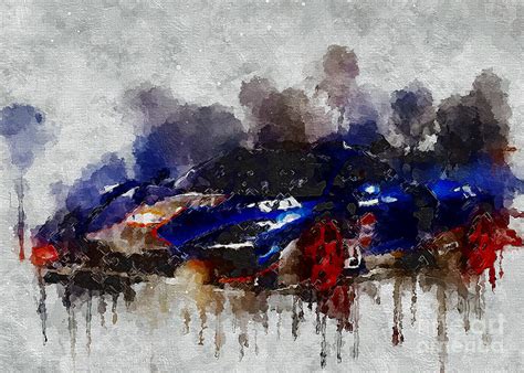 McLaren Senna GTR LM Gulf car 2020 Digital Art by Marietta Beatty ...