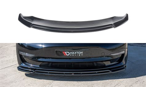 Tesla - Model 3 - Front Splitter - V2 – Maxton Design Canada