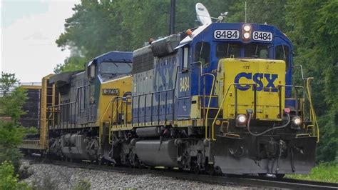 CSX Trains On The C&O/A-line, Ultra Rare YN2 SD40-2, YN2 AC44’s & More! - YouTube