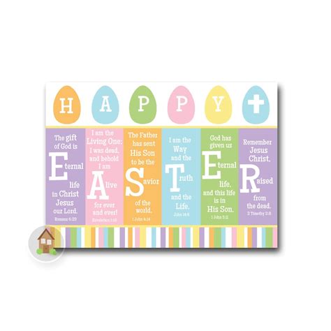 Scripture Easter Card Printable Easter Card DIY PRINTABLE - Etsy