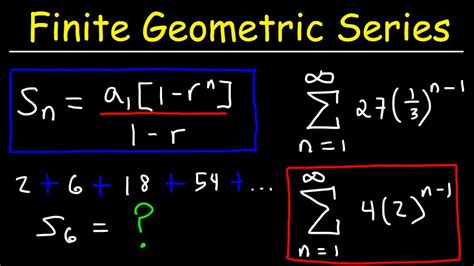 Finding The Sum of a Finite Geometric Series - YouTube