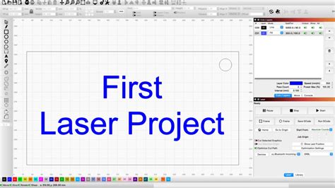 Getting Started With LightBurn: Set up & First Project - YouTube