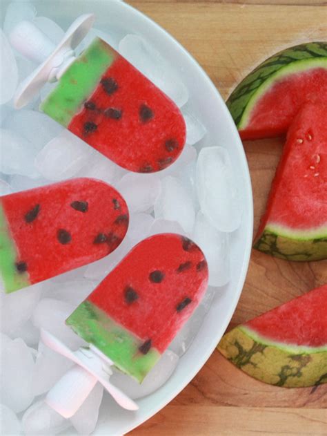 Watermelon Ice Pops Recipe by Jeanne Benedict