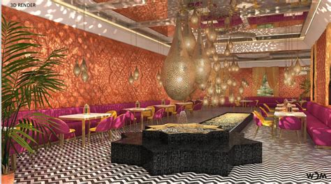 Moroccan Restaurant Interior Design - Guillermo Blanco Interior Designer