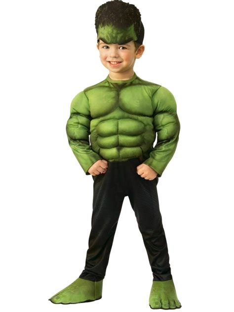 Marvel Toddler Boys Avengers Endgame Incredible Hulk Muscle Chest Costume - Walmart.com ...