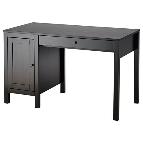 HEMNES Desk, black-brown, 47 1/4x21 5/8" - IKEA | Ikea hemnes desk ...