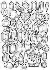 Dibujos De Cristal Para Colorear  Pintar sketch template