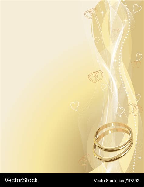 Wedding rings background Royalty Free Vector Image