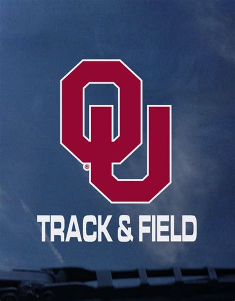 OU Track and Field Decal | Track and Field Stickers - Balfour of Norman