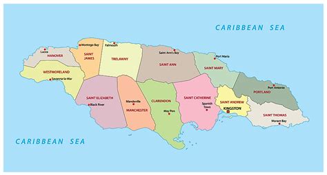 Major Mountains In Jamaica And Their Parishes