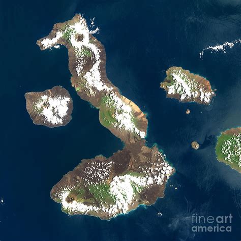 Galapagos Volcanoes, Ecuador Photograph by Planet Observer - Fine Art America