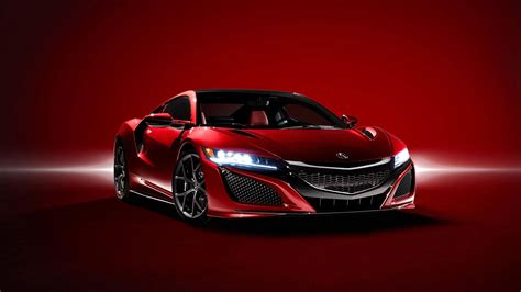 Red Supercar Acura NSX 2016 Wallpaper Download 3840x2160