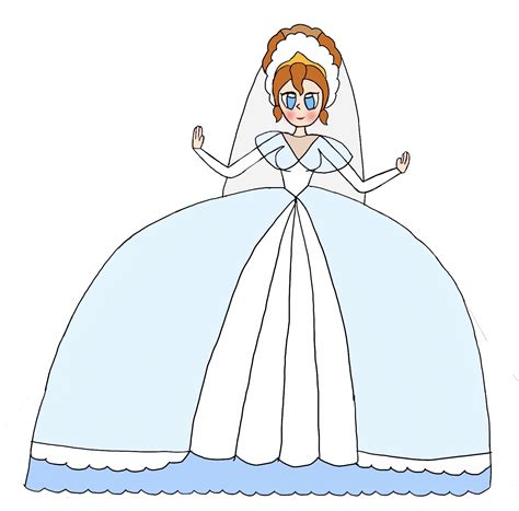 Thumbelina wedding dress by Recommender440 on DeviantArt