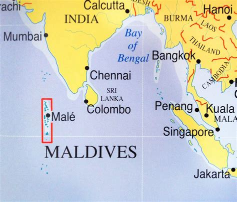 Maldives Location Map | Joe's Scuba Shack