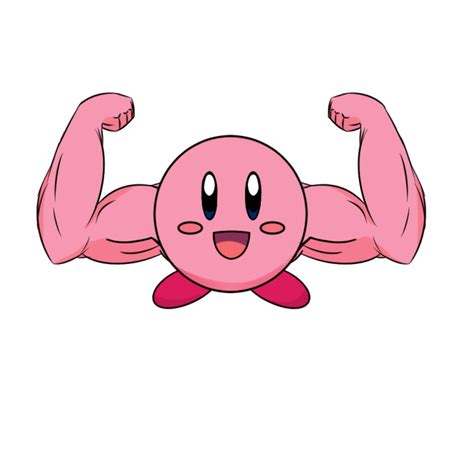 Buff Kirby by LuckyHani on DeviantArt